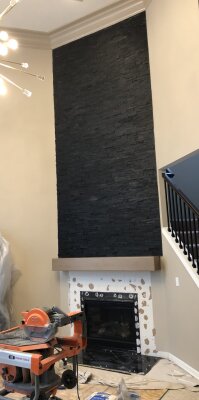 interior brick chimney